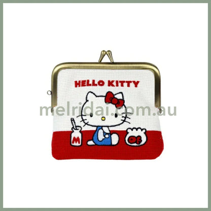 SANRIO | Hello Kitty Mini Embroidered Clasp Pouch 135×130×45mm