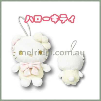 SANRIO | Hello Kitty Mini Plush Keychain Bag Charm 110mm Approx. (White)