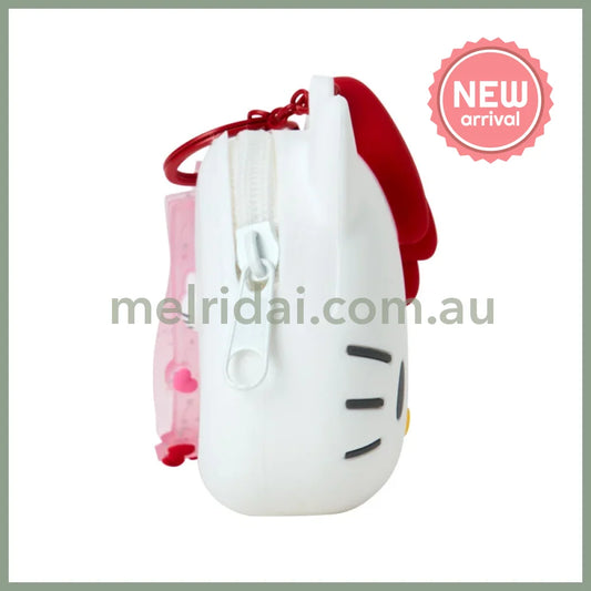 SANRIO | Hello Kitty Mini Silicone Pouch Keychain Bag Charm 108×46×90mm (My Deco Bag)