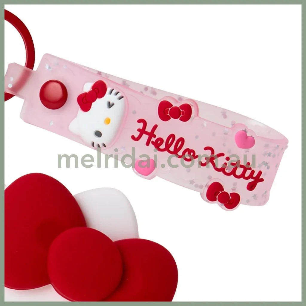 SANRIO | Hello Kitty Mini Silicone Pouch Keychain Bag Charm 108×46×90mm (My Deco Bag)