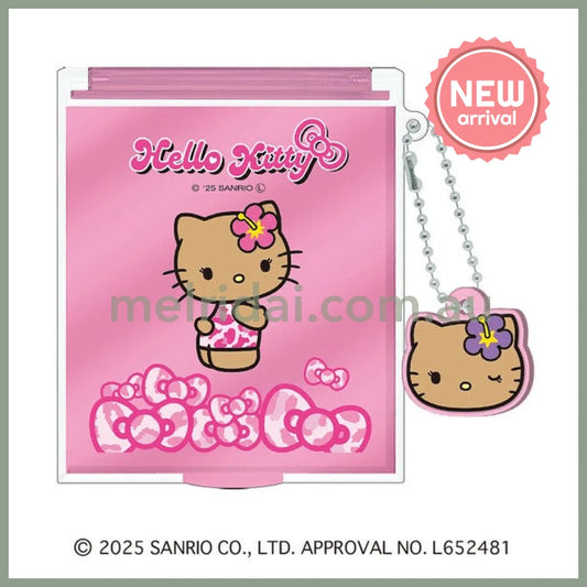 SANRIO | Hello Kitty Mirror with Mascot H85 x W70 x D6mm (Tan Kitty)