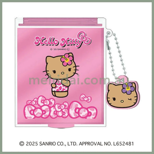SANRIO | Hello Kitty Mirror with Mascot H85 x W70 x D6mm (Tan Kitty)
