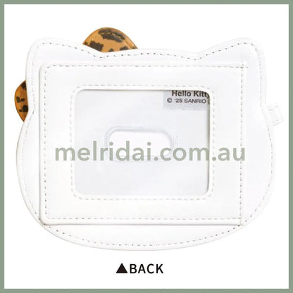 SANRIO | Hello Kitty Kitty Pass Case Ribbon 105 x 75 x 5mm (Leopard)