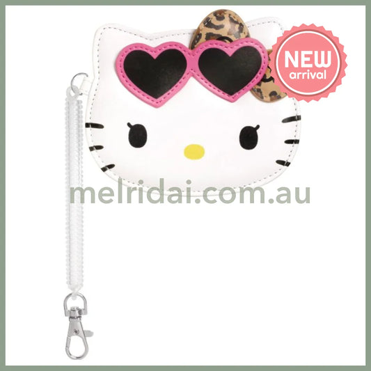 SANRIO | Hello Kitty Kitty Pass Case Ribbon 105 x 75 x 5mm (Leopard)