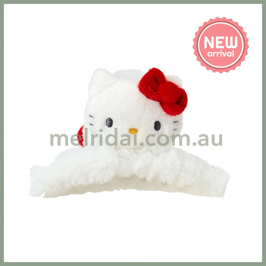 SANRIO | Hello Kitty Piano Mascot Hair Claw Clip 120×80×80mm (Fluffy Face)