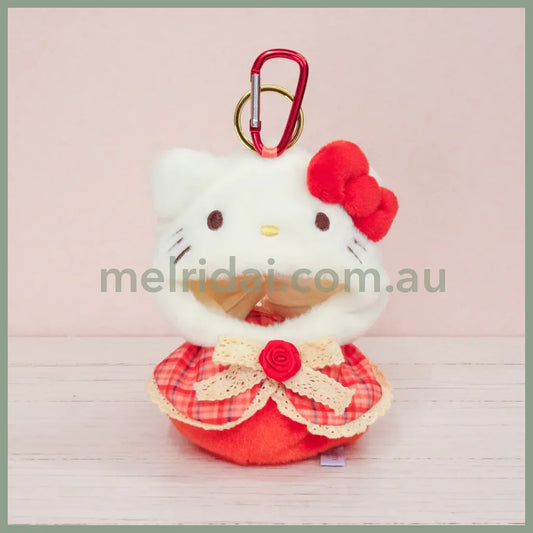 SANRIO | Hello Kitty Plush Costumer Outing Keychain Bag Charm 15cm Approx.