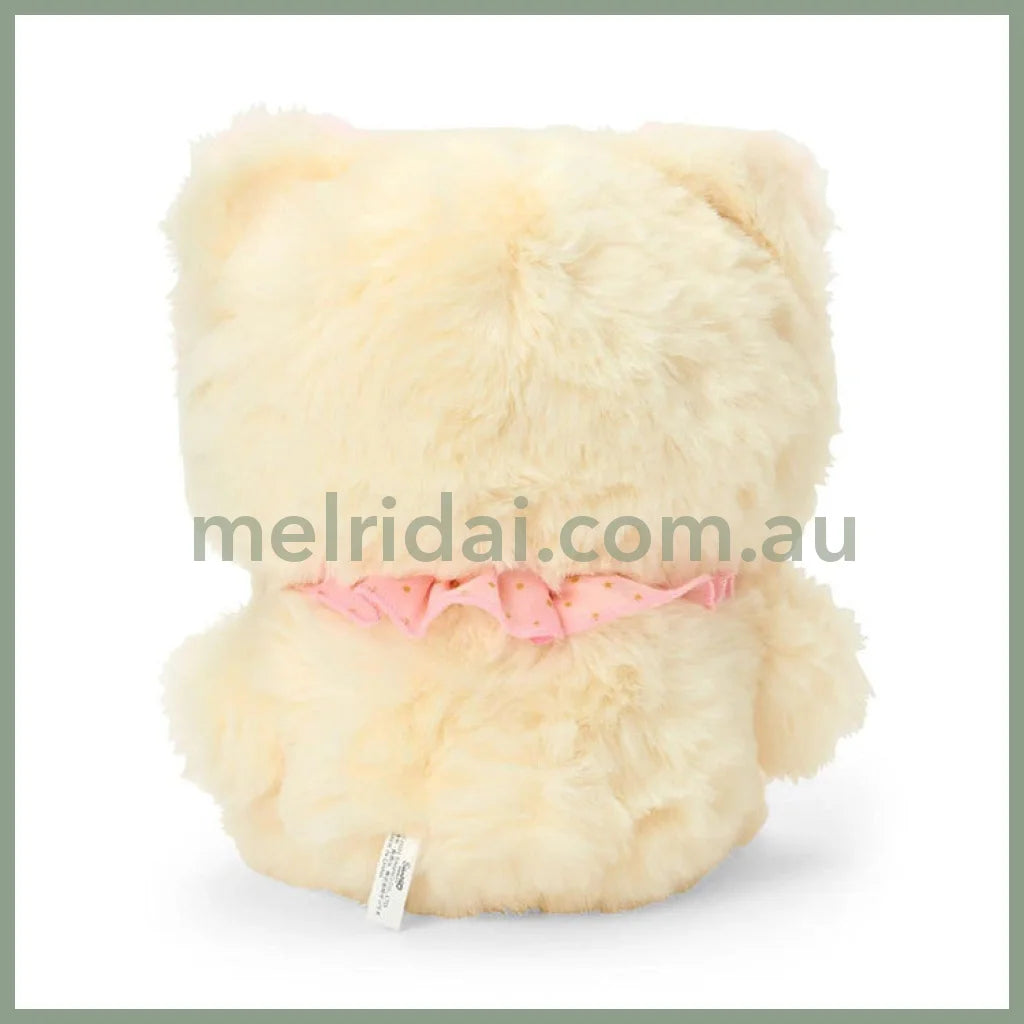 SANRIO | Hello Kitty Plush Doll Fluffy Toy 25×15×23cm (Fuwamosa Doll)