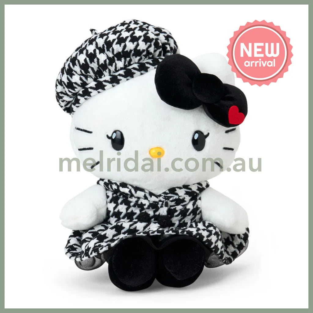 SANRIO | Hello Kitty Plush Doll Plush Toy 190×160×260mm (Monochrome Girly Twin Coordinate)