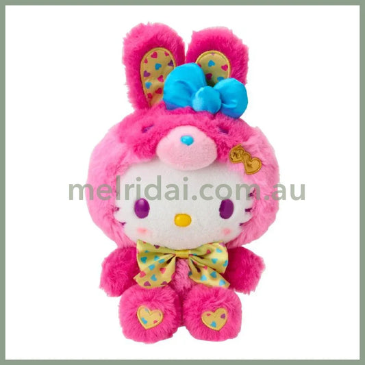 SANRIO | Hello Kitty Plush Doll Toy 20×11×25cm (Spring Rabbit)