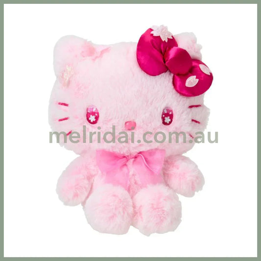 SANRIO | Hello Kitty Plush Doll Toy 23.3×11.5×23cm (Sakura 2025)