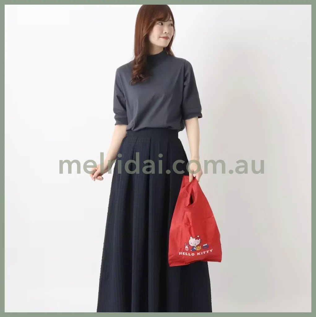 SANRIO | Hello Kitty Plush Eco Bag Keychain Bag Charm 145×100×160mm (Classic) (Copy)