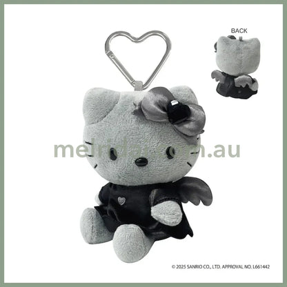 SANRIO | Hello Kitty Plush Keychain Bag Charm Mascot Holder 107×110×75mm (Grey Angel)