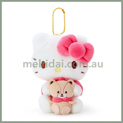SANRIO | Hello Kitty Plush Keychain Mascot Holder Bag Charm 12×9×17cm (Good Friends)