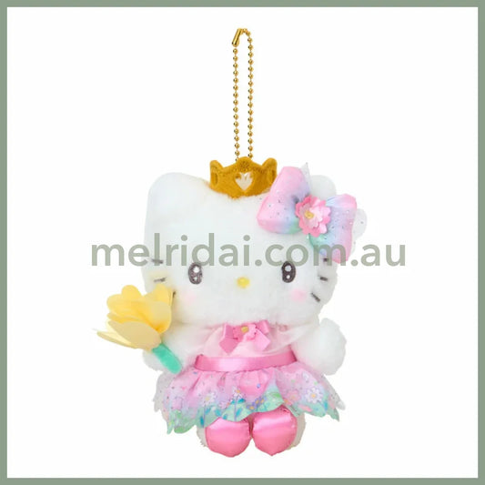 SANRIO | Hello Kitty Plush Keychain Mascot Holder Bag Charm W11 x H15 x D7.5 cm (Everyone Is The Star! Doki Doki Design)