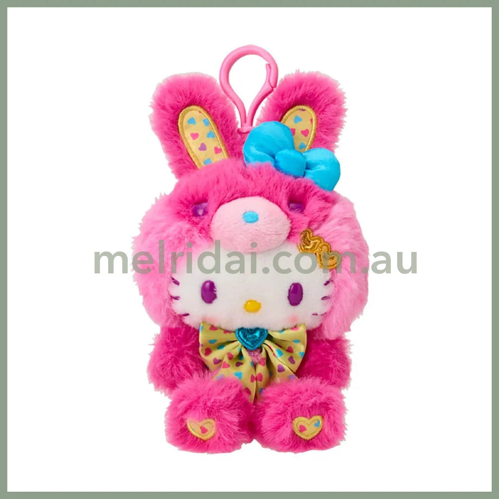 SANRIO | Hello Kitty Plush Mascot Holder Plush Keychain 14×9×16cm (Spring Rabbit)