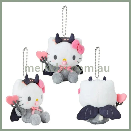 Sanrio | Hello Kitty Plush Mascot Holder Keychain W12×D5.5×H12Cm (Baby Devil)