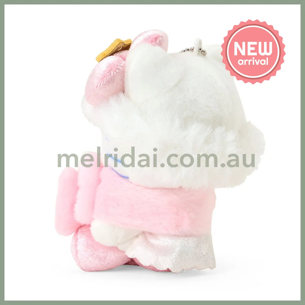 SANRIO | Hello Kitty Plush Mascot Keychain Bag Charm 95×75×140mm (Sparkling Winter)