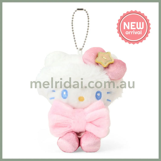 SANRIO | Hello Kitty Plush Mascot Keychain Bag Charm 95×75×140mm (Sparkling Winter)