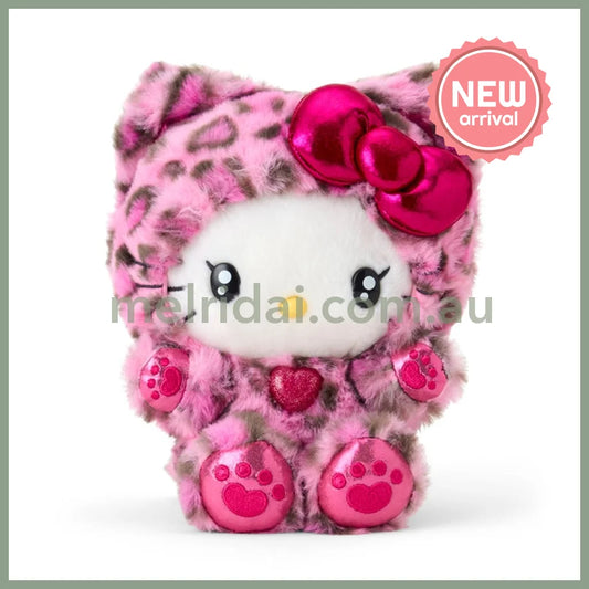 SANRIO | Hello Kitty Plush Toy Plush Doll 140×160×200mm (Leopard Gal Cat)
