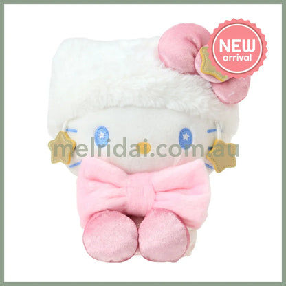 SANRIO | Hello Kitty Plush Toy Plush Doll 160×140×180mm (Sparkling Winter)