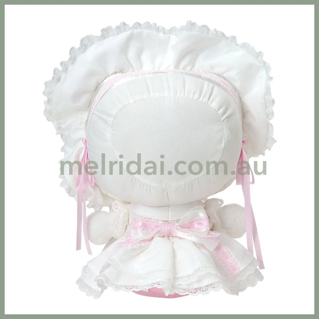 SANRIO | Hello Kitty Plush Toy Plush Doll 170×110×180mm (White Frill Design)