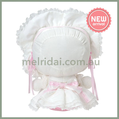 SANRIO | Hello Kitty Plush Toy Plush Doll 170×110×180mm (White Frill Design)
