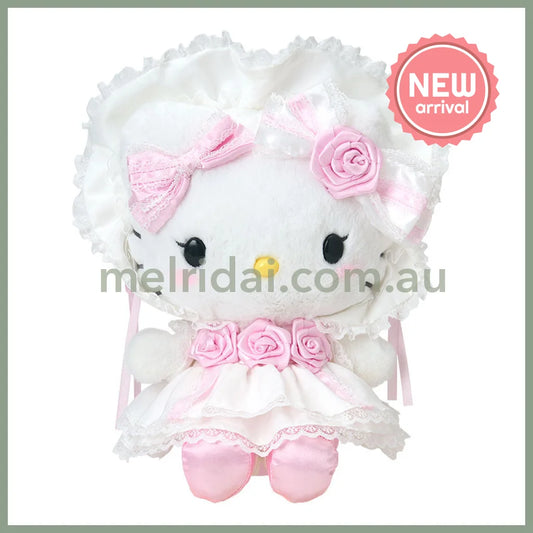 SANRIO | Hello Kitty Plush Toy Plush Doll 170×110×180mm (White Frill Design)