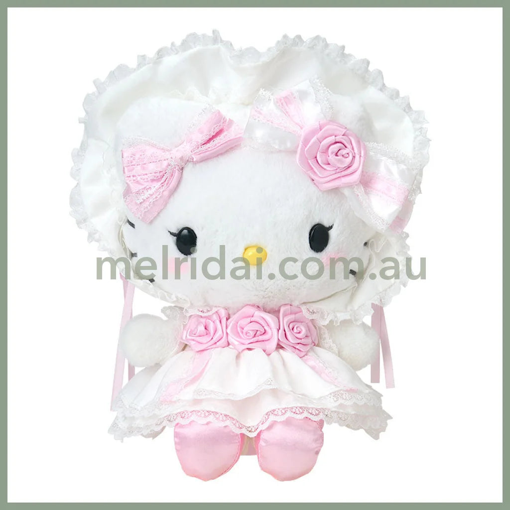 SANRIO | Hello Kitty Plush Toy Plush Doll 170×110×180mm (White Frill Design)