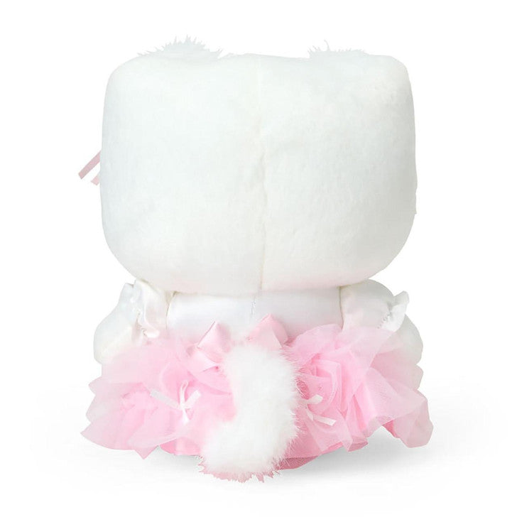 SANRIO | Hello Kitty Plush Toy Doll 25.1 x 17.4 x 11.1cm (White Cat Ballerina)