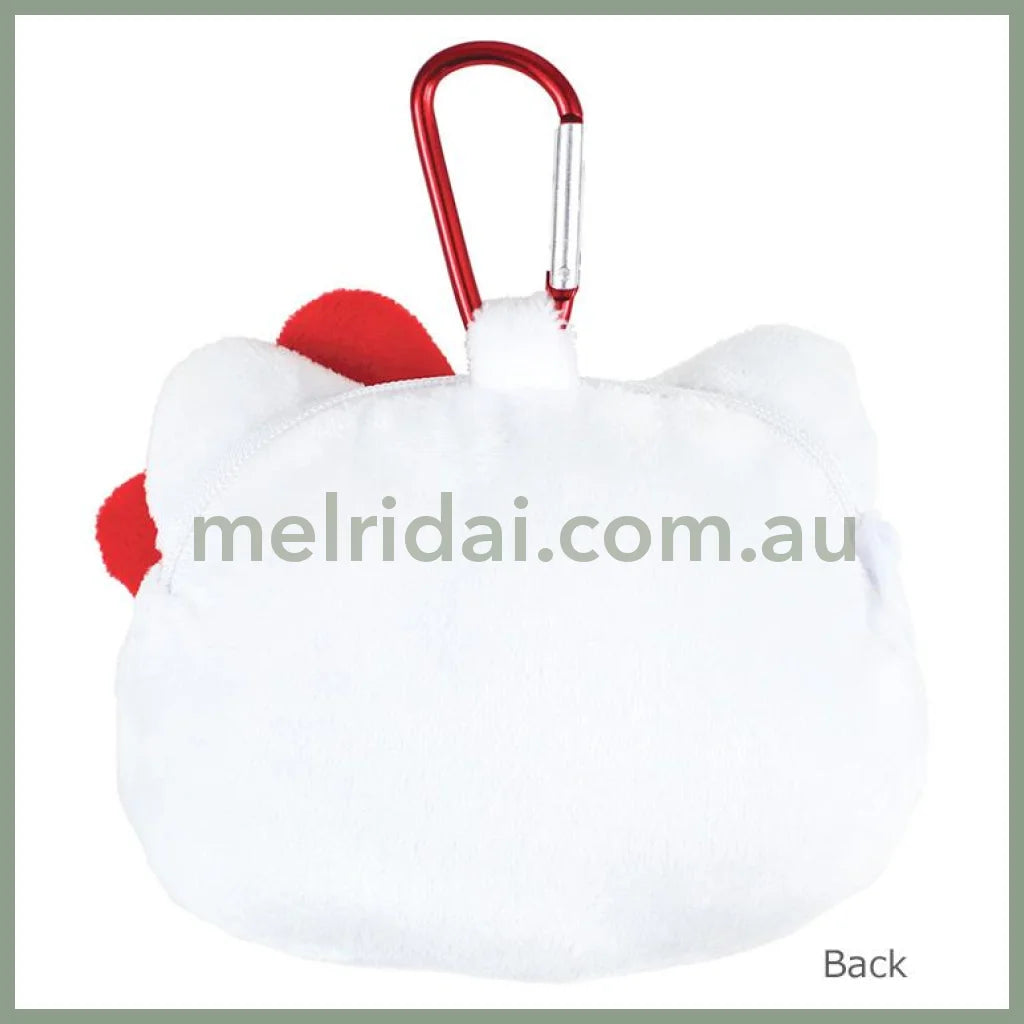 SANRIO | Hello Kitty Plush Mascot With Carabiner Mini Purse/Pouch 6.6 x 12.6 x 10.1cm