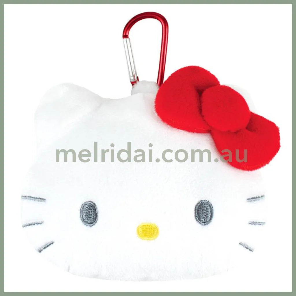 SANRIO | Hello Kitty Plush Mascot With Carabiner Mini Purse/Pouch 6.6 x 12.6 x 10.1cm