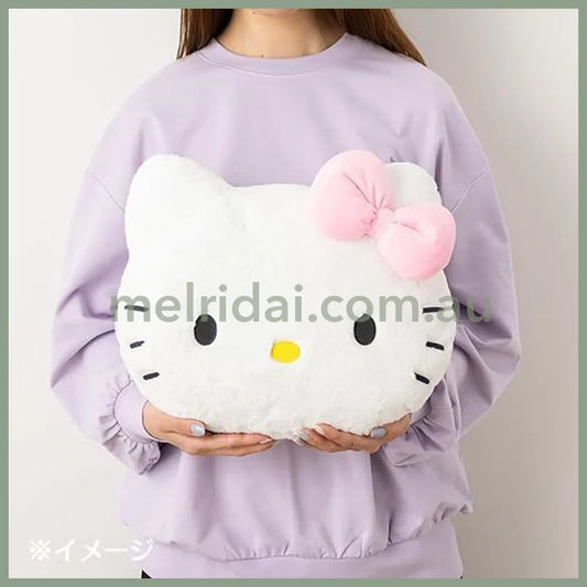 SANRIO | Hello Kitty Pompompurin Face-shaped Cushion S 35.9×30.9×13.9cm