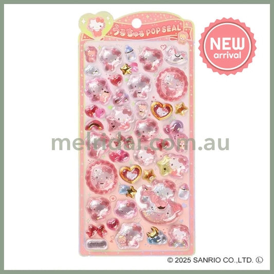 SANRIO | Hello Kitty Pop Seal Hologram 3D Sticker 200×95×7mm (Baby)