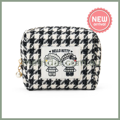 SANRIO | Hello Kitty Pouch 135×65×120mm (Monochrome Girly Twin Coordinate)
