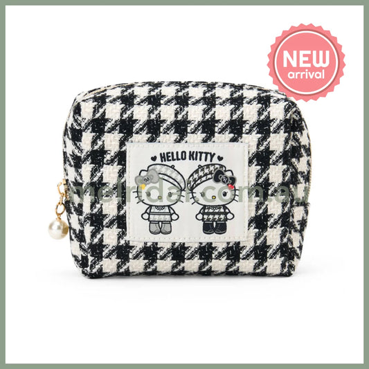 SANRIO | Hello Kitty Pouch 135×65×120mm (Monochrome Girly Twin Coordinate)