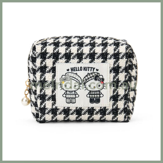 SANRIO | Hello Kitty Pouch 135×65×120mm (Monochrome Girly Twin Coordinate)