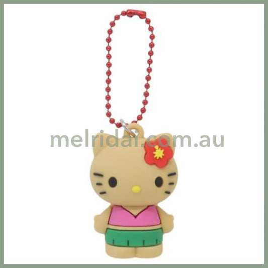 SANRIO | Hello Kitty PVC Mascot Keychain 45×30×25mm (Y2K Tan)