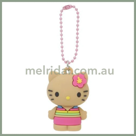 SANRIO | Hello Kitty PVC Mascot Keychain 45×30×25mm (Y2K Tan Pink)