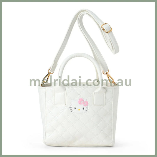 Sanrio | Hello Kitty Quilted 2-Way Mini Tote Bag Handbag Crossbody 20×8×18Cm