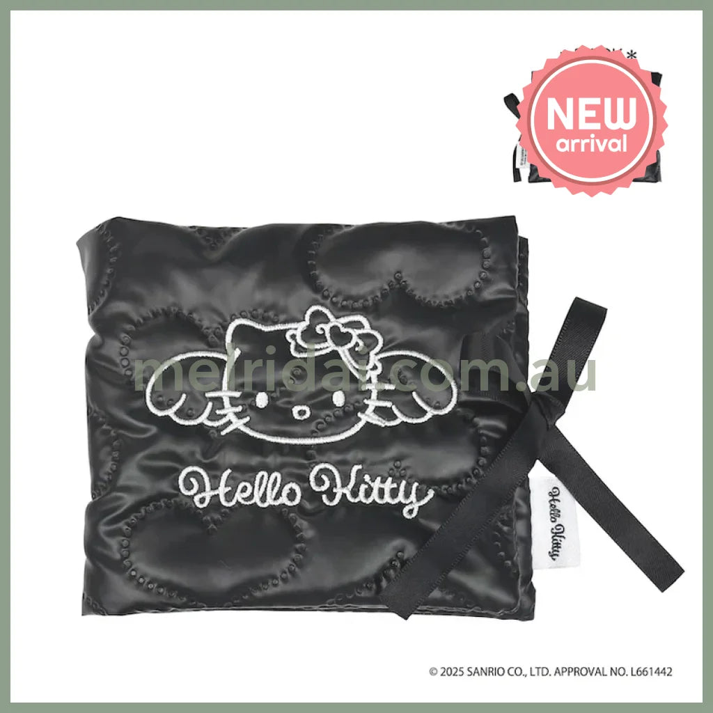 SANRIO | Hello Kitty Quilted Collect Card Album 105×115×30mm (Black Angel)