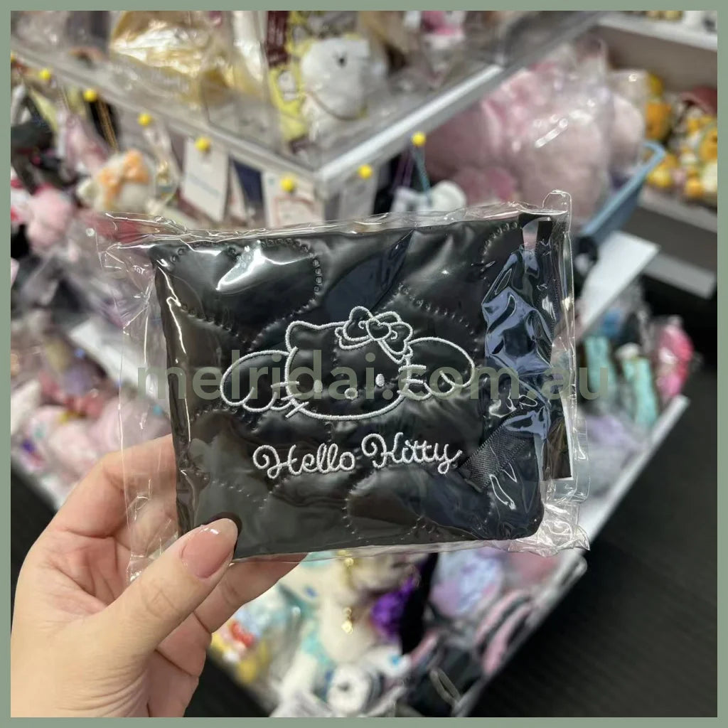 SANRIO | Hello Kitty Quilted Collect Card Album 105×115×30mm (Black Angel)