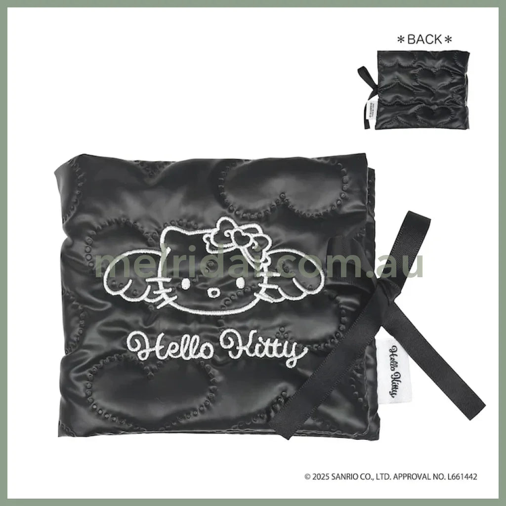 SANRIO | Hello Kitty Quilted Collect Card Album 105×115×30mm (Black Angel)