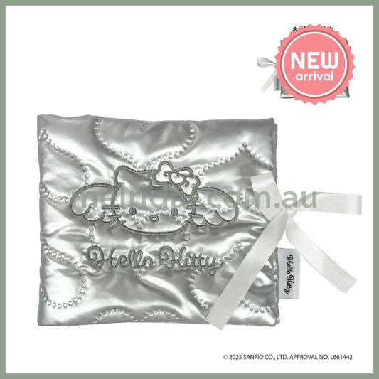 SANRIO | Hello Kitty Quilted Collect Card Album 105×115×30mm (Grey Angel)