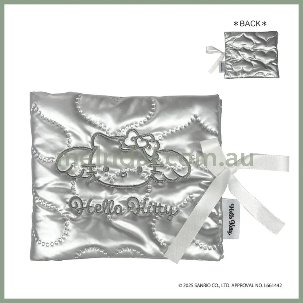 SANRIO | Hello Kitty Quilted Collect Card Album 105×115×30mm (Grey Angel)