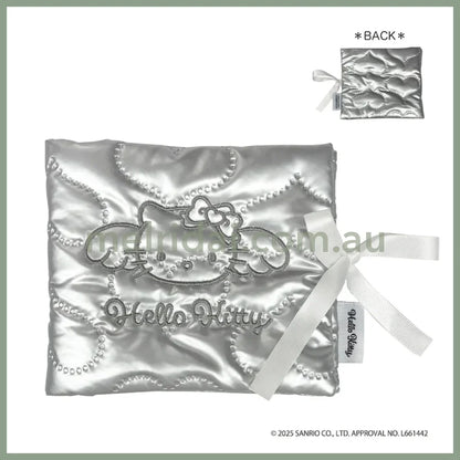 SANRIO | Hello Kitty Quilted Collect Card Album 105×115×30mm (Grey Angel)