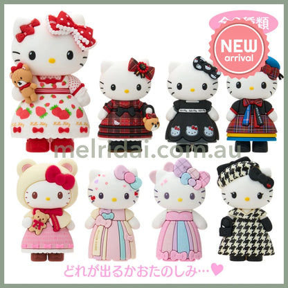SANRIO | Hello Kitty Secret Birthday Doll Mini Figure Blind Box 46×35×72mm (Monochrome Girly Twin Coordinate)