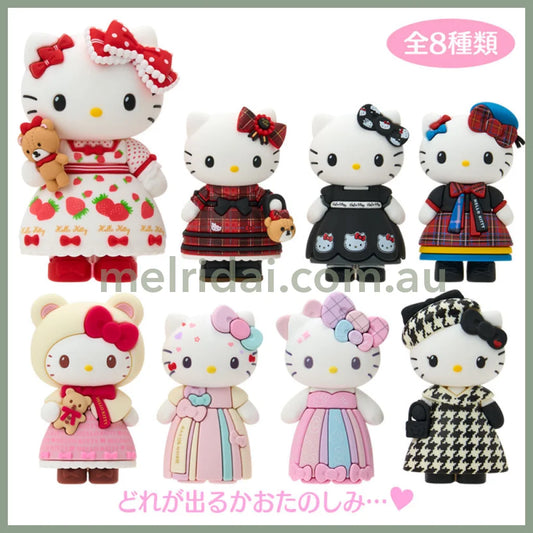 SANRIO | Hello Kitty Secret Birthday Doll Mini Figure Blind Box 46×35×72mm (Monochrome Girly Twin Coordinate)