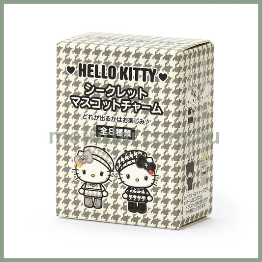 SANRIO | Hello Kitty Secret Mascot Charm Keychain Blind Box 28×28×46mm (Monochrome Girly Twin Coordinate)