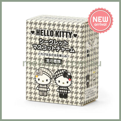 SANRIO | Hello Kitty Secret Mascot Charm Keychain Blind Box 28×28×46mm (Monochrome Girly Twin Coordinate)