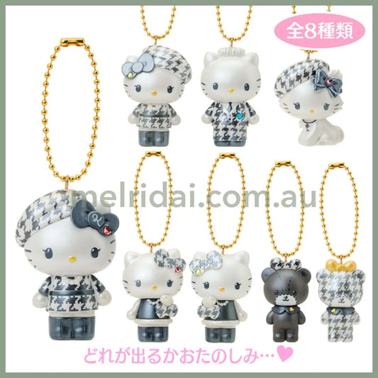 SANRIO | Hello Kitty Secret Mascot Charm Keychain Blind Box 28×28×46mm (Monochrome Girly Twin Coordinate)